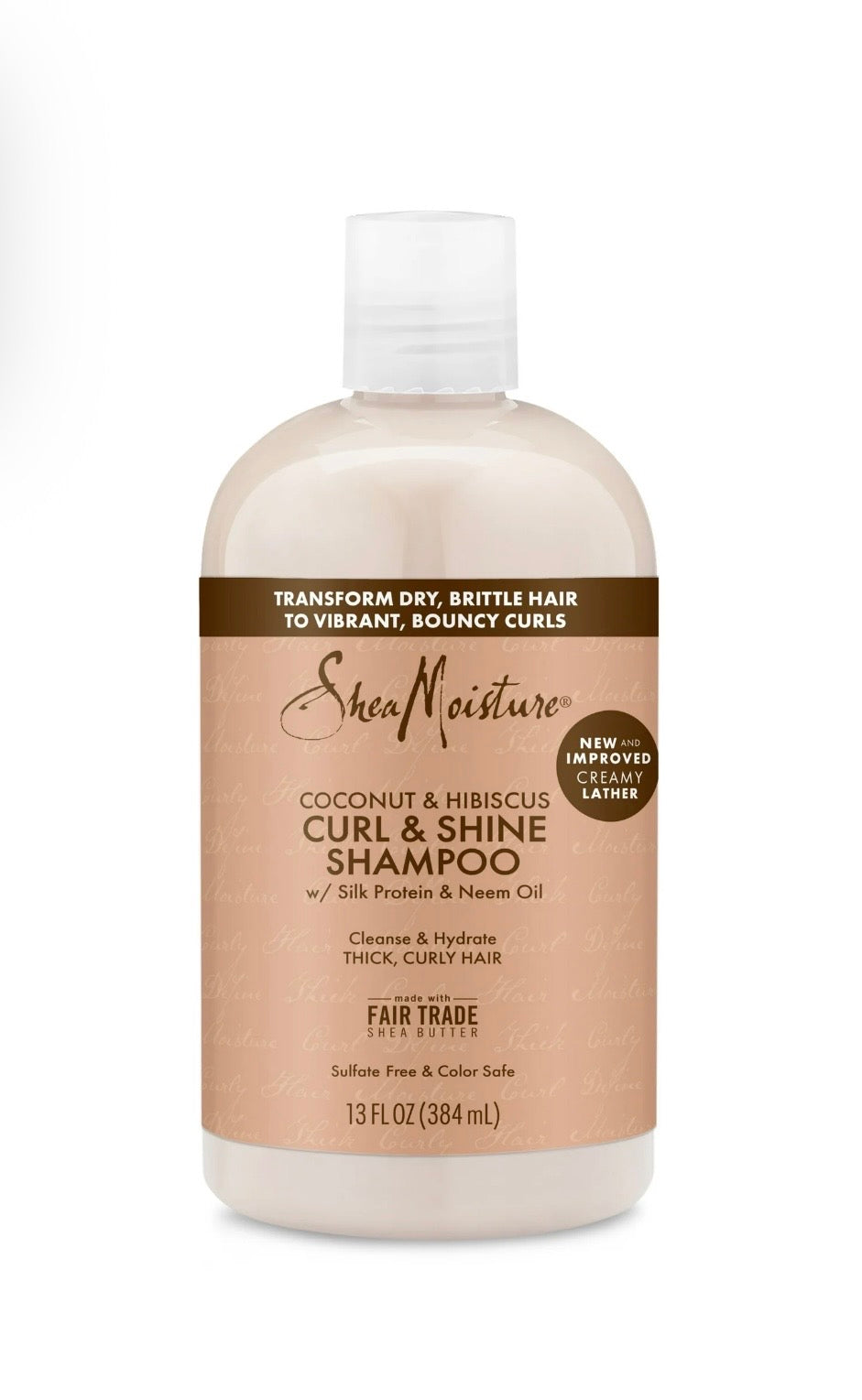 Shea Moisture Coconut & Hibiscus Curl & Shine Duo – Shampoo + Acondicionador para Rizos Definidos e Hidratados