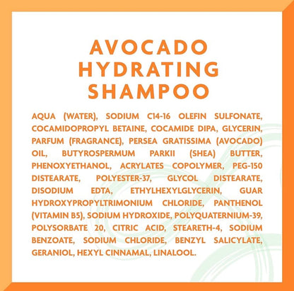Cantu Avocado Hydrating Shampoo & Conditioner Duo – Hidratación y Suavidad para Rizos