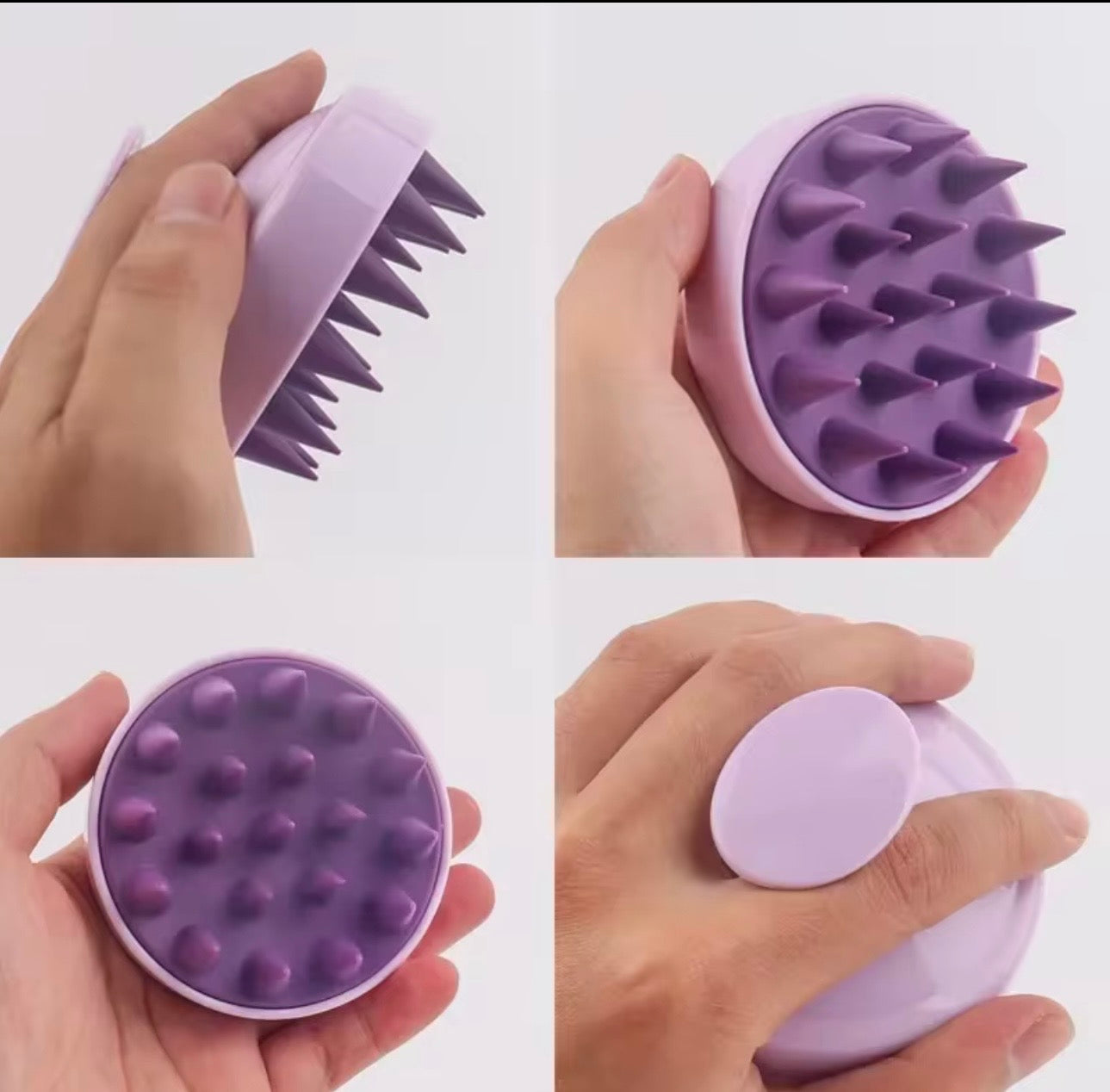 Masajeador Capilar de Silicona ScalpCare™ – Limpieza Profunda y Estimulación del Cuero Cabelludo