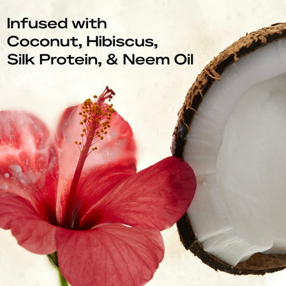 Shea Moisture Coconut & Hibiscus Curl & Shine Duo – Shampoo + Acondicionador para Rizos Definidos e Hidratados