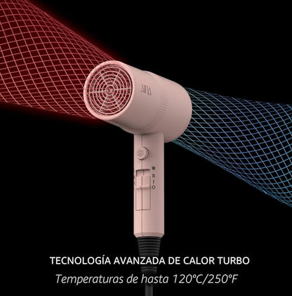 Pinknest™ AirGlow Secador Iónico con Difusor