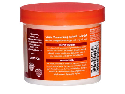 Gel Hidratante Cantu Twist & Lock – Definición y Control para Rizos
