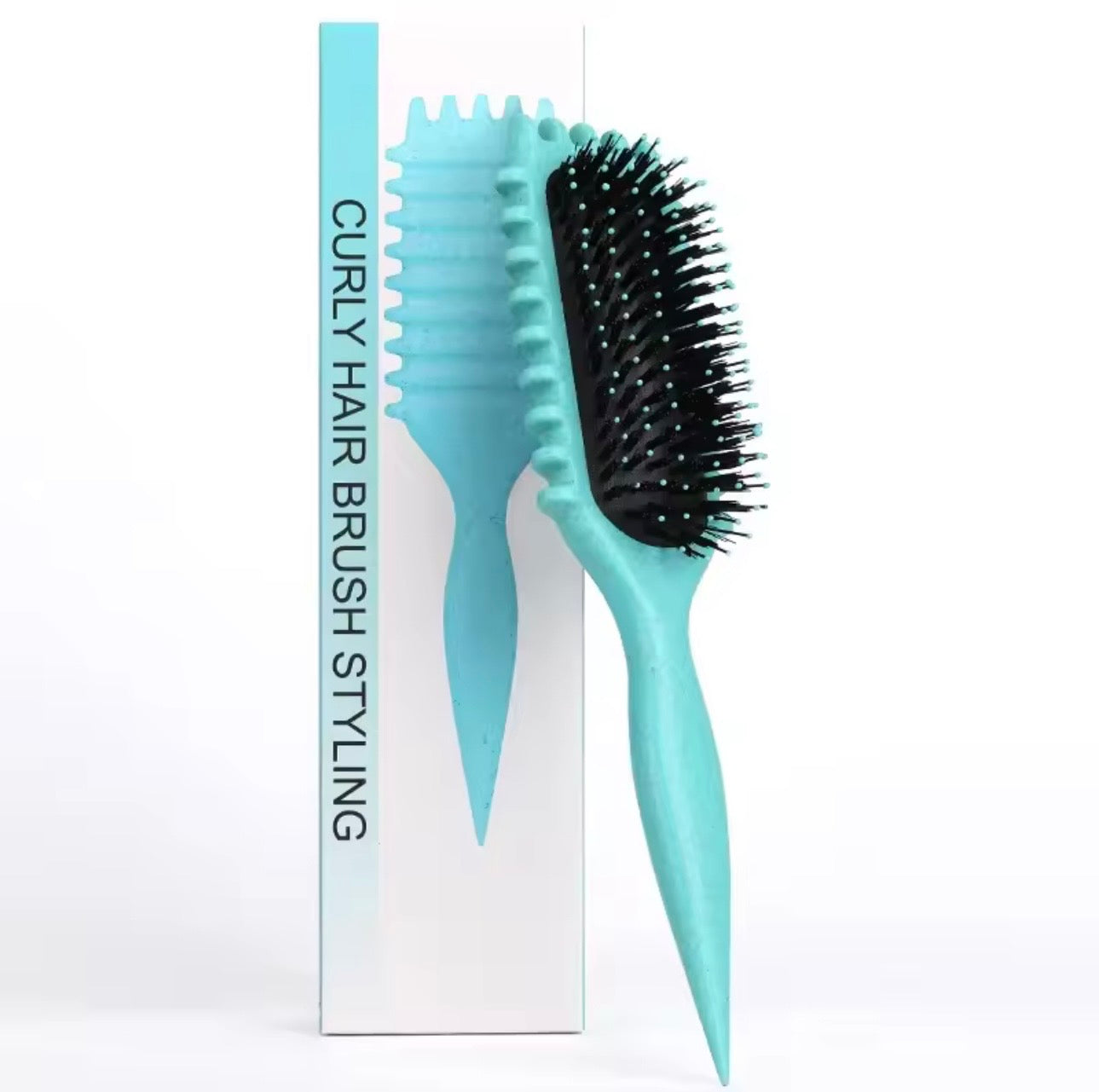 Cepillo Definidor para Rizos PinkCurly™ – Definición Profesional y Control del Frizz